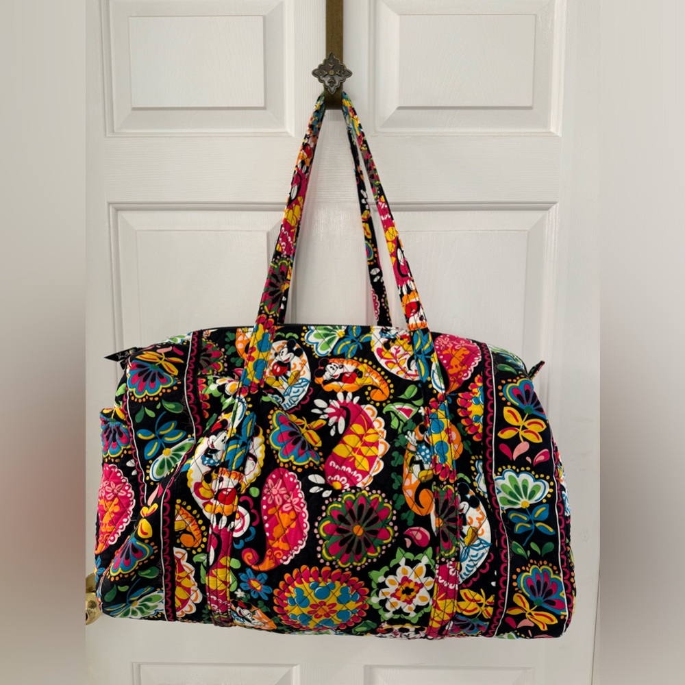 Vera Bradley Disney Retired “Midnight Mickey”Large Duffle Bag